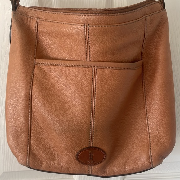 Fossil Morgan leather saddle compartment bag - Picture 7 of 7